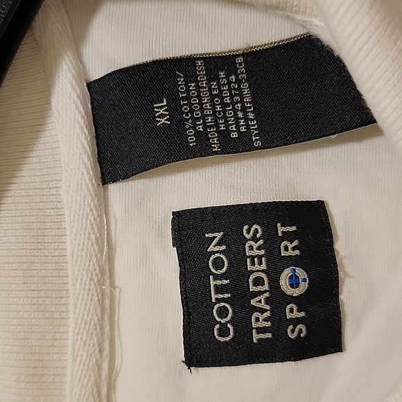 Cotton Traders Sport American Flag Polo Shirt Size XXL 🇺🇸 - Picture 2 of 8